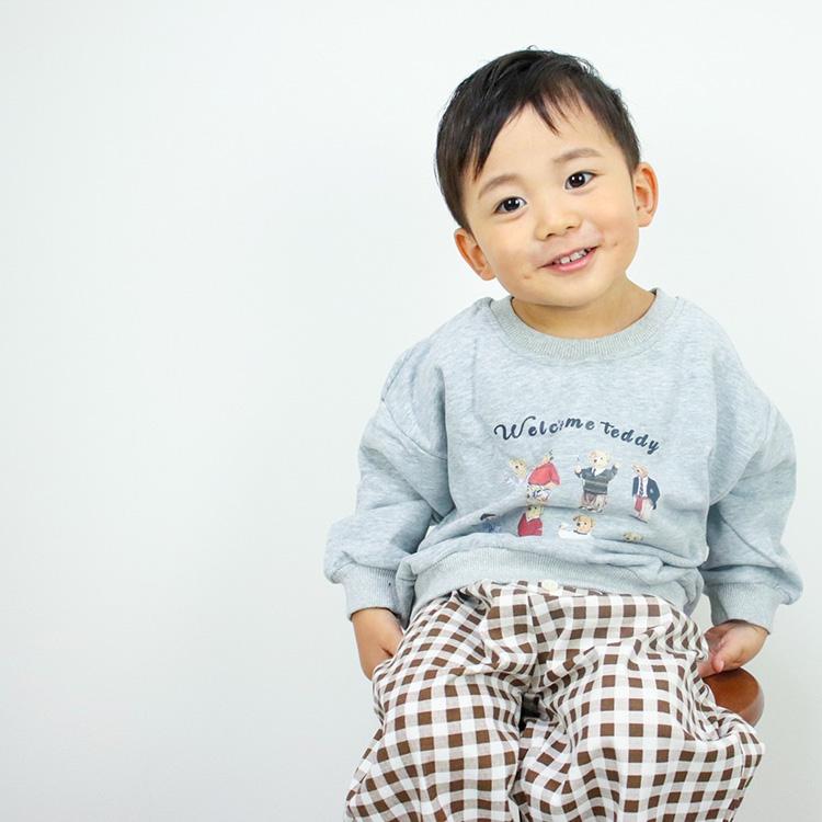 トレーナー キッズ ベビー プルオーバー スウェット トップス 女の子 男の子 ベビー服 キッズ服 子供服 子ども服 長袖 秋 冬 春 可愛い クマ 80 90 100 110 |  | 08