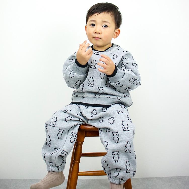 ベビー服 セットアップ 上下セット スウェット スエット 子ども服 男の子 女の子 ベビー キッズ 子供 子ども 秋冬 秋 冬 春 長袖 秋服 冬服 パンダ 110 120 |  | 15