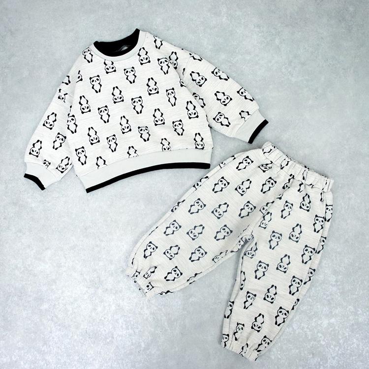 ベビー服 セットアップ 上下セット スウェット スエット 子ども服 男の子 女の子 ベビー キッズ 子供 子ども 秋冬 秋 冬 春 長袖 秋服 冬服 パンダ 110 120 |  | 02