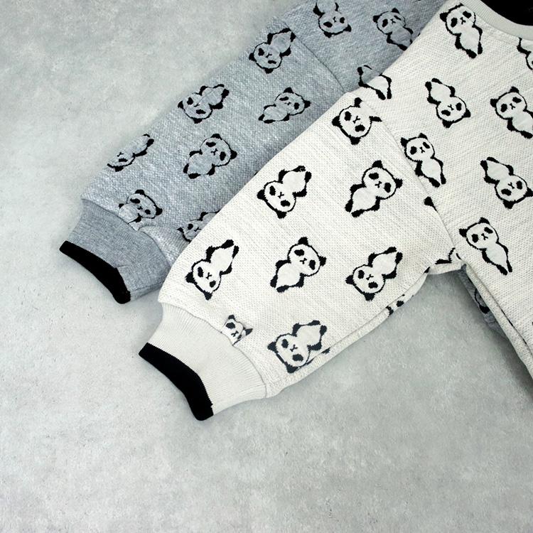 ベビー服 セットアップ 上下セット スウェット スエット 子ども服 男の子 女の子 ベビー キッズ 子供 子ども 秋冬 秋 冬 春 長袖 秋服 冬服 パンダ 110 120 |  | 07