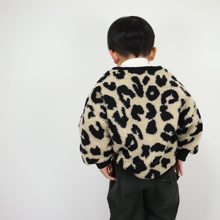 ボアジャケット ヒョウ柄 レオパード もこもこ アウター トップス 裏起毛 ベビー キッズ 女の子 男の子 長袖 冬 防寒 暖かい おしゃれ 可愛い ベビー服 子ども服 |  | 14