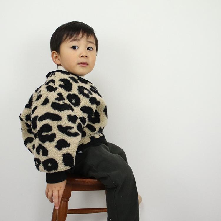 ボアジャケット ヒョウ柄 レオパード もこもこ アウター トップス 裏起毛 ベビー キッズ 女の子 男の子 長袖 冬 防寒 暖かい おしゃれ 可愛い ベビー服 子ども服 |  | 15