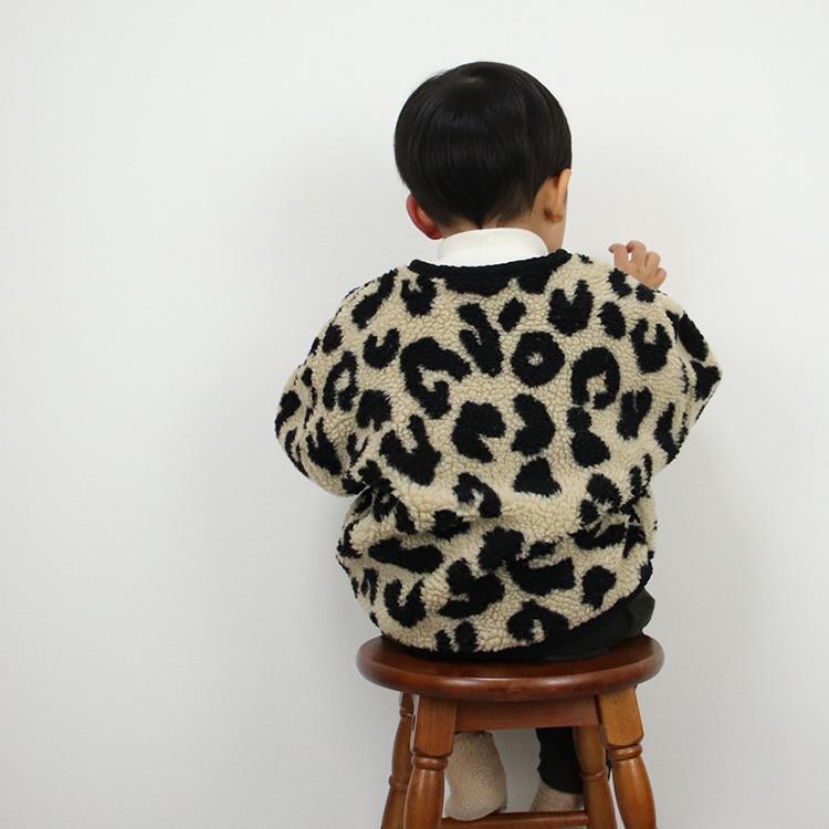 ボアジャケット ヒョウ柄 レオパード もこもこ アウター トップス 裏起毛 ベビー キッズ 女の子 男の子 長袖 冬 防寒 暖かい おしゃれ 可愛い ベビー服 子ども服 |  | 16