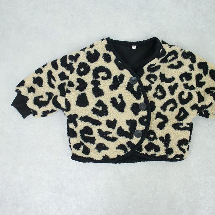 ボアジャケット ヒョウ柄 レオパード もこもこ アウター トップス 裏起毛 ベビー キッズ 女の子 男の子 長袖 冬 防寒 暖かい おしゃれ 可愛い ベビー服 子ども服 |  | 01