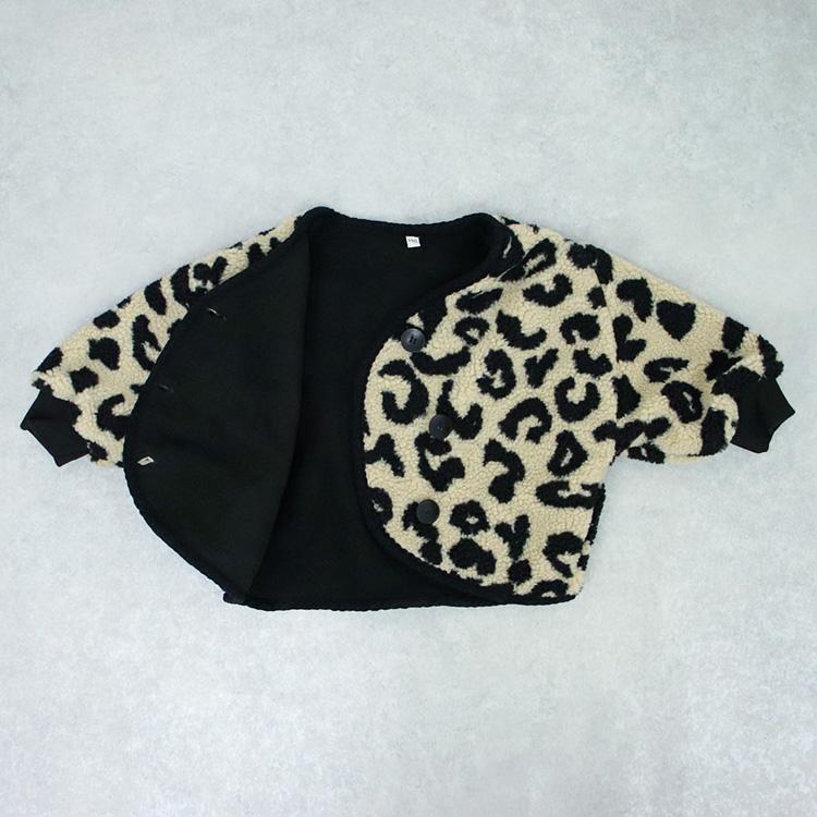ボアジャケット ヒョウ柄 レオパード もこもこ アウター トップス 裏起毛 ベビー キッズ 女の子 男の子 長袖 冬 防寒 暖かい おしゃれ 可愛い ベビー服 子ども服 |  | 03