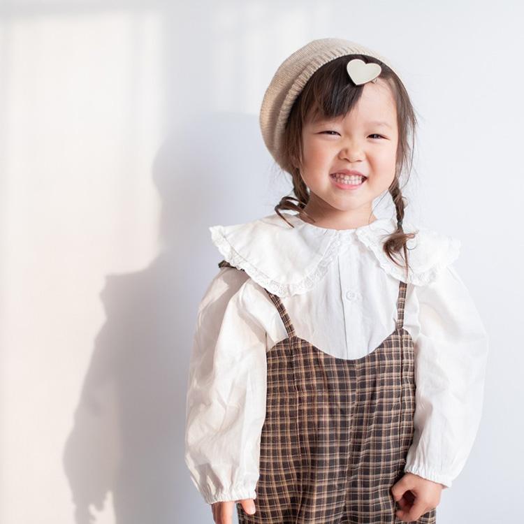 ブラウス シャツ 丸襟 トップス ピーターパンカラー 女の子 ベビー服 子供服 無地 長袖 秋 冬 春 秋冬 可愛い キッズ ベビー 韓国 コットン 80 90 100 110 |  | 11