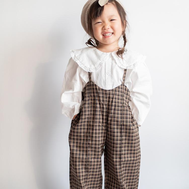 ブラウス シャツ 丸襟 トップス ピーターパンカラー 女の子 ベビー服 子供服 無地 長袖 秋 冬 春 秋冬 可愛い キッズ ベビー 韓国 コットン 80 90 100 110 |  | 12