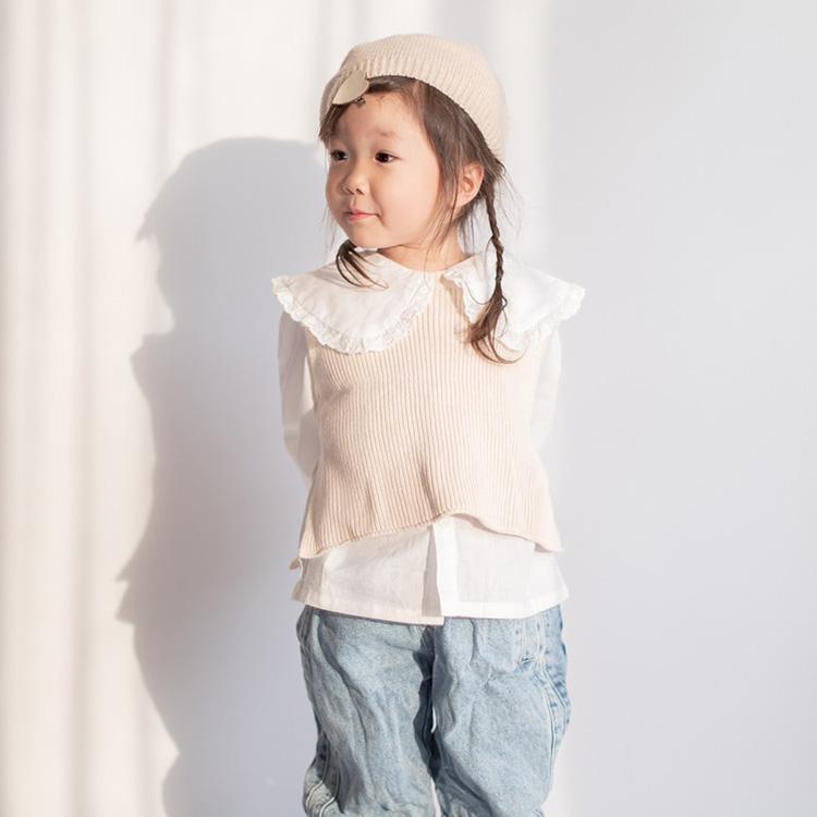 ブラウス シャツ 丸襟 トップス ピーターパンカラー 女の子 ベビー服 子供服 無地 長袖 秋 冬 春 秋冬 可愛い キッズ ベビー 韓国 コットン 80 90 100 110 |  | 15