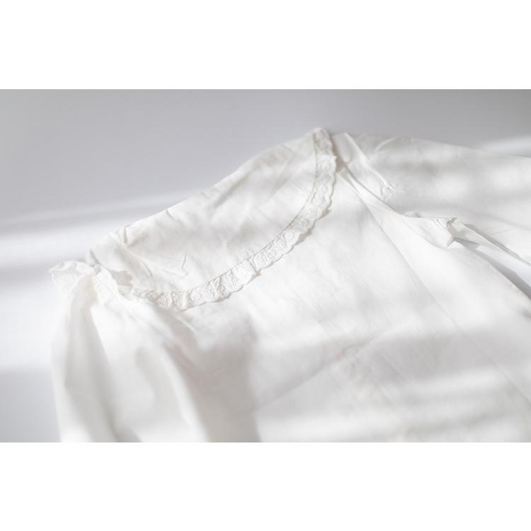 ブラウス シャツ 丸襟 トップス ピーターパンカラー 女の子 ベビー服 子供服 無地 長袖 秋 冬 春 秋冬 可愛い キッズ ベビー 韓国 コットン 80 90 100 110 |  | 04