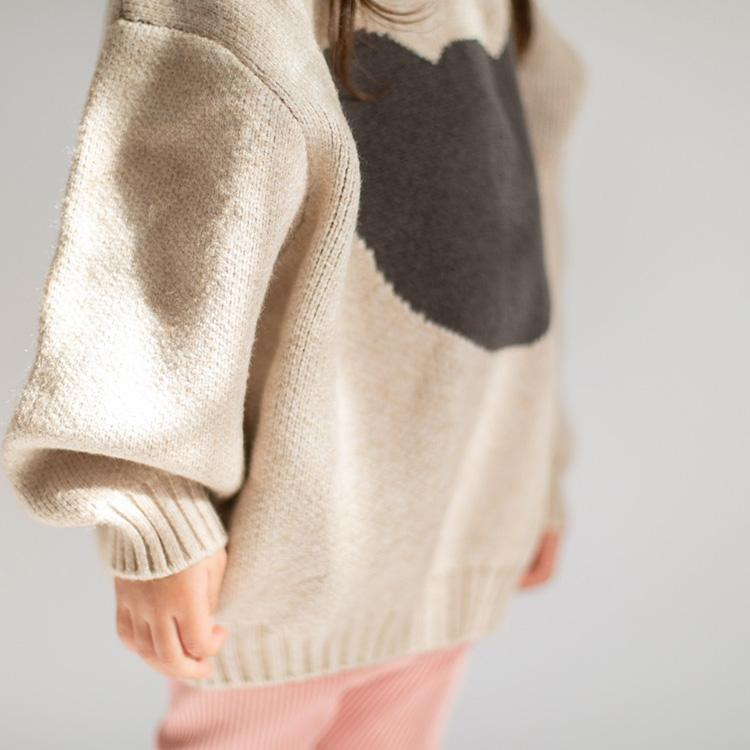 ニットセーター トップス キッズ ベビー 子供 男の子 女の子 秋冬 秋 冬 長袖 セーター ニット 子ども服 冬服 おしゃれ 可愛い 厚手 防寒 韓国 ベビー服 100 |  | 18