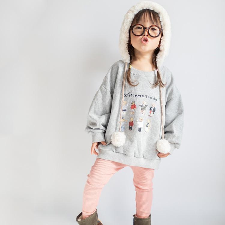 レギンス ベビー キッズ スパッツ パンツ ズボン 長ズボン リブ 女の子 ベビー服 子ども服 春 秋 冬 秋冬 可愛い おしゃれ 保育園 幼稚園 韓国 70 80 90 |  | 11