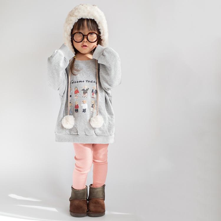 レギンス ベビー キッズ スパッツ パンツ ズボン 長ズボン リブ 女の子 ベビー服 子ども服 春 秋 冬 秋冬 可愛い おしゃれ 保育園 幼稚園 韓国 70 80 90 |  | 12
