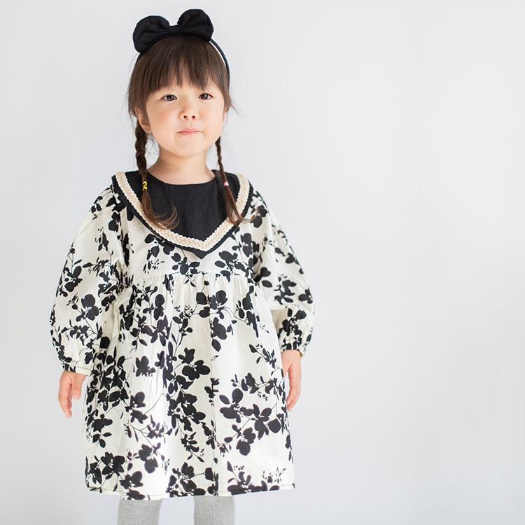 ベビー服 キッズ服 姉妹コーデ 姉妹リンク ロンパース ワンピース ドレス キッズ ベビー お揃い 女の子 子ども服 長袖 秋 冬 春 可愛い 韓国 70  80 90 100 110 |  | 12