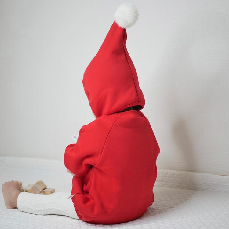 ベビー服 ロンパース ボンネット 子ども服 男の子 女の子 裏起毛 暖かい クリスマス サンタ トナカイ ベビー キッズ 長袖 ボンネット付き おしゃれ 可愛い 韓国 |  | 11