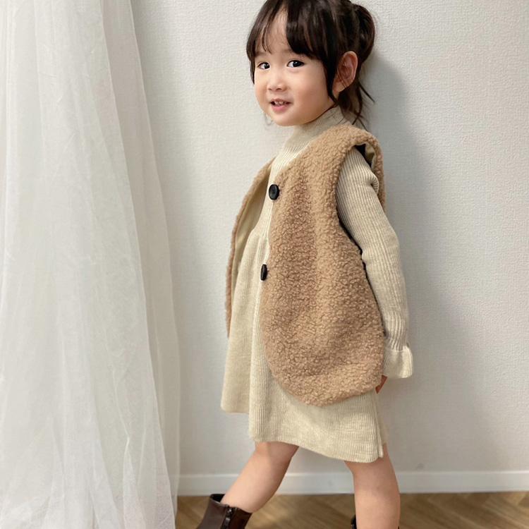 ニットワンピース キッズ ベビー 子供 女の子 秋冬 秋 冬 春 長袖 ニット ワンピース フレア キッズ服 子ども服 冬服 可愛い 韓国 ベビー服 80 90 100 110 |  | 11
