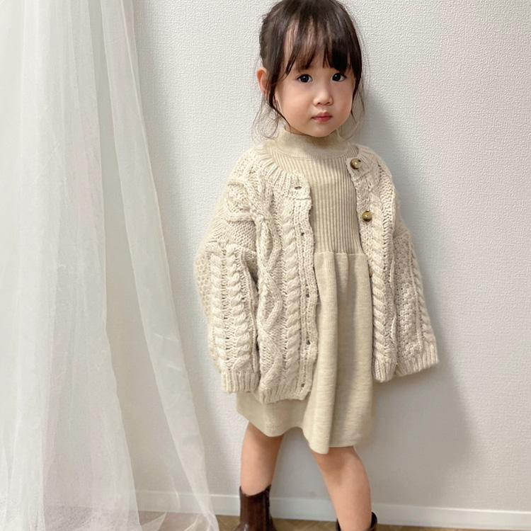 ニットワンピース キッズ ベビー 子供 女の子 秋冬 秋 冬 春 長袖 ニット ワンピース フレア キッズ服 子ども服 冬服 可愛い 韓国 ベビー服 80 90 100 110 |  | 12