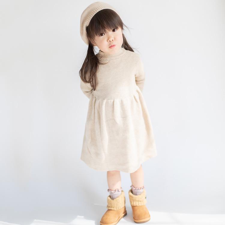 ニットワンピース キッズ ベビー 子供 女の子 秋冬 秋 冬 春 長袖 ニット ワンピース フレア キッズ服 子ども服 冬服 可愛い 韓国 ベビー服 80 90 100 110 |  | 14