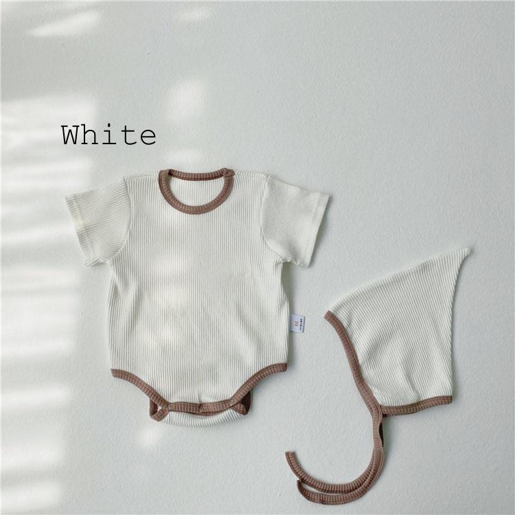 ベビー服 ロンパース リブロンパース 子ども服 男の子 女の子 ベビー キッズ 春 夏 秋 半袖 おしゃれ 可愛い 出産祝い キッズ服 ボンネット付き 韓国 70 80 90 |  | 03