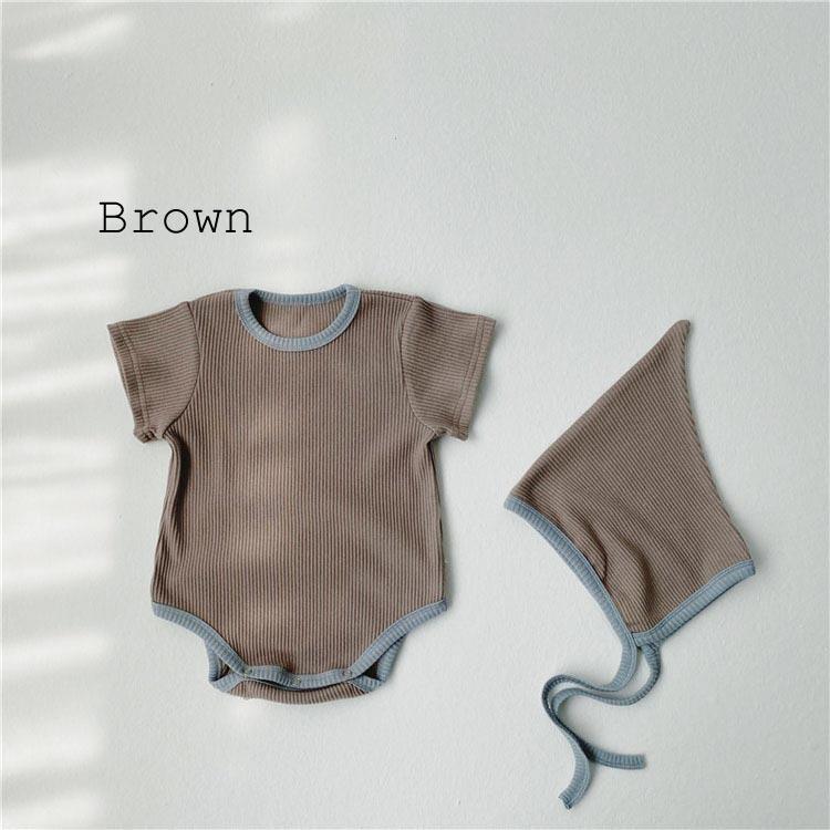 ベビー服 ロンパース リブロンパース 子ども服 男の子 女の子 ベビー キッズ 春 夏 秋 半袖 おしゃれ 可愛い 出産祝い キッズ服 ボンネット付き 韓国 70 80 90 |  | 04