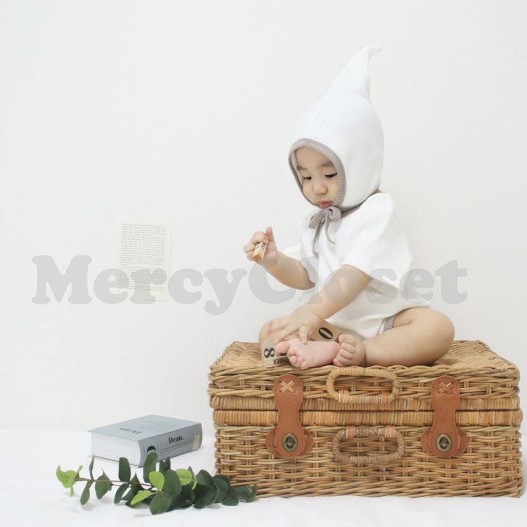 ベビー服 ロンパース リブロンパース 子ども服 男の子 女の子 ベビー キッズ 春 夏 秋 半袖 おしゃれ 可愛い 出産祝い キッズ服 ボンネット付き 韓国 70 80 90 |  | 07