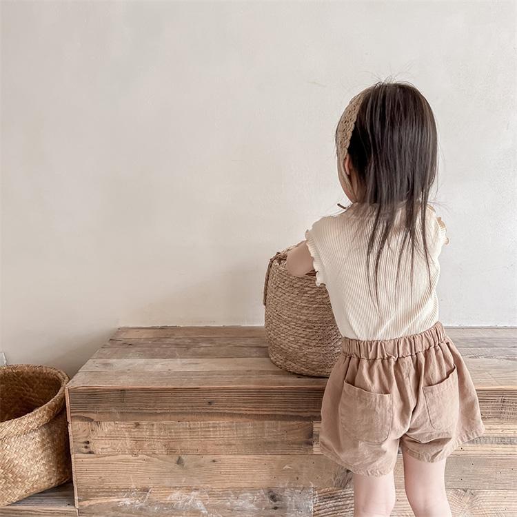 ノースリーブシャツ ベビー服 子供服 服 ベビー ベビー キッズ 子ども 子供 トップス 女の子 ノースリーブ 夏 おしゃれ かわいい 韓国 コットン 綿 100 110 |  | 13