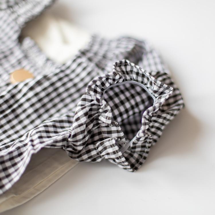 セットアップ 上下セット 女の子 ベビー服 子供服 服 ベビー 子供 赤ちゃん 夏 チェック 半袖 パフスリーブ おしゃれ かわいい セパレート 韓国 80 90 100 110 |  | 05