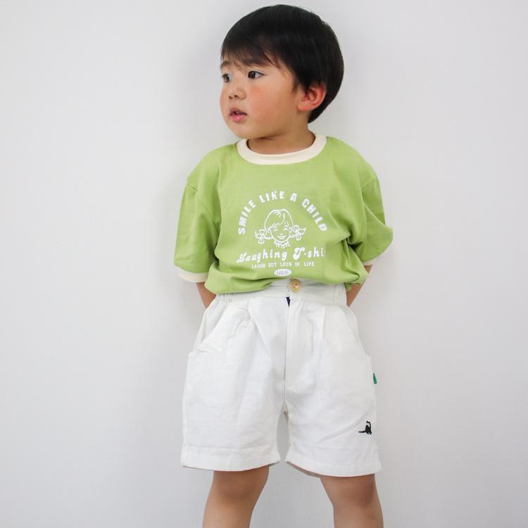 ショートパンツ ハーフパンツ ベビー服 子供服 服 ベビー 子供 キッズ パンツ 恐竜 女の子 男の子 春 夏 コットン 綿 おしゃれ かわいい 韓国 緑 |  | 12
