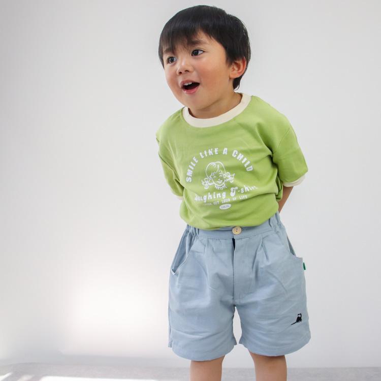 ショートパンツ ハーフパンツ ベビー服 子供服 服 ベビー 子供 キッズ パンツ 恐竜 女の子 男の子 春 夏 コットン 綿 おしゃれ かわいい 韓国 緑 |  | 14