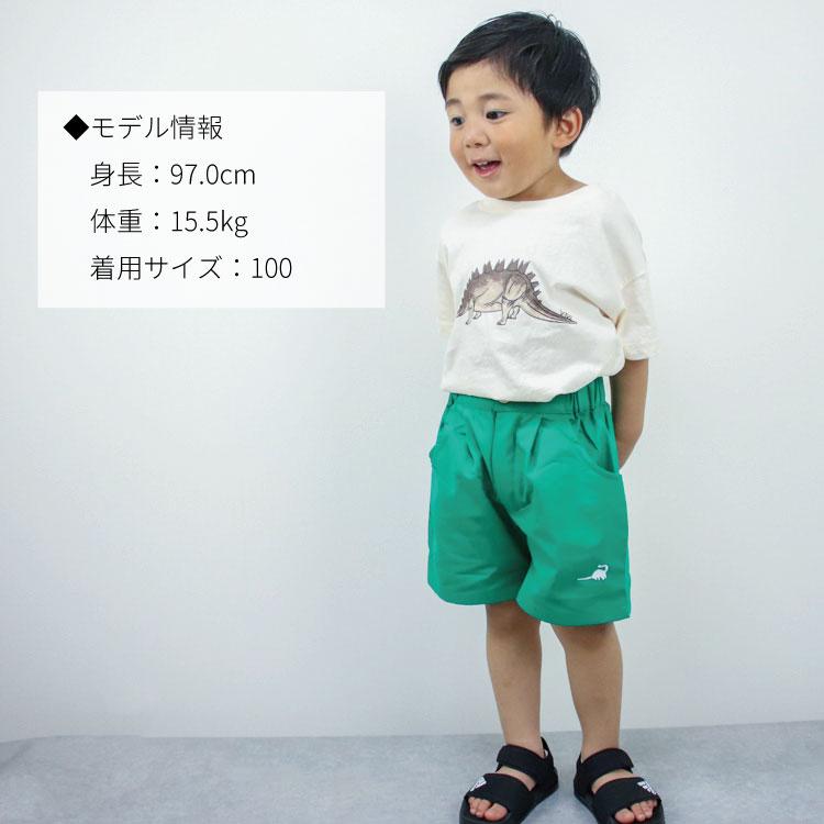 ショートパンツ ハーフパンツ ベビー服 子供服 服 ベビー 子供 キッズ パンツ 恐竜 女の子 男の子 春 夏 コットン 綿 おしゃれ かわいい 韓国 緑 |  | 07