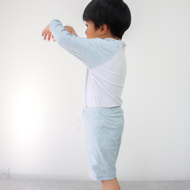 水着 男の子 夏 キッズ ベビー 子供 ベビー水着 長袖 ジュニア セットアップ 上下セット 帽子付き 子供用 水遊び プール 海 おしゃれ かわいい 韓国 90 100 110 |  | 11