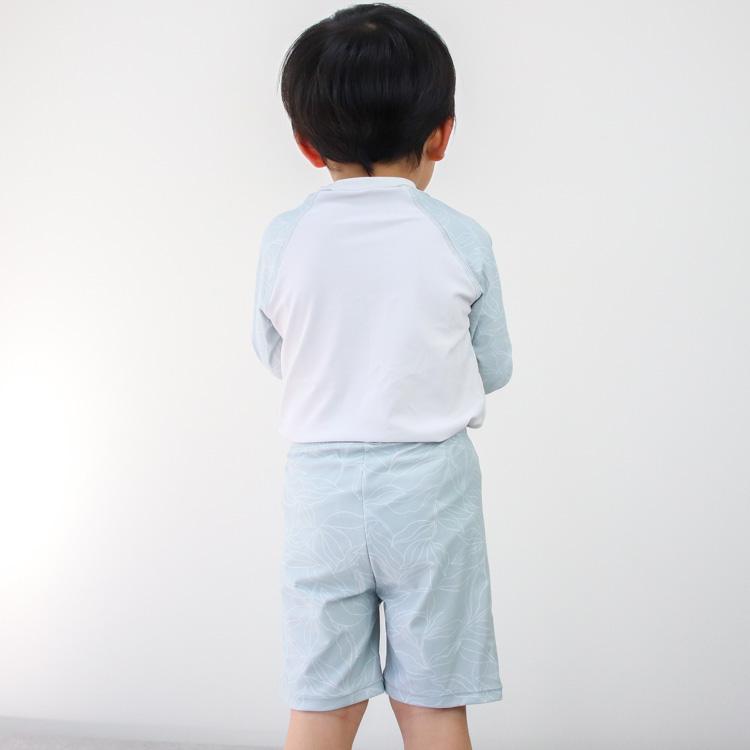 水着 男の子 夏 キッズ ベビー 子供 ベビー水着 長袖 ジュニア セットアップ 上下セット 帽子付き 子供用 水遊び プール 海 おしゃれ かわいい 韓国 90 100 110 |  | 12