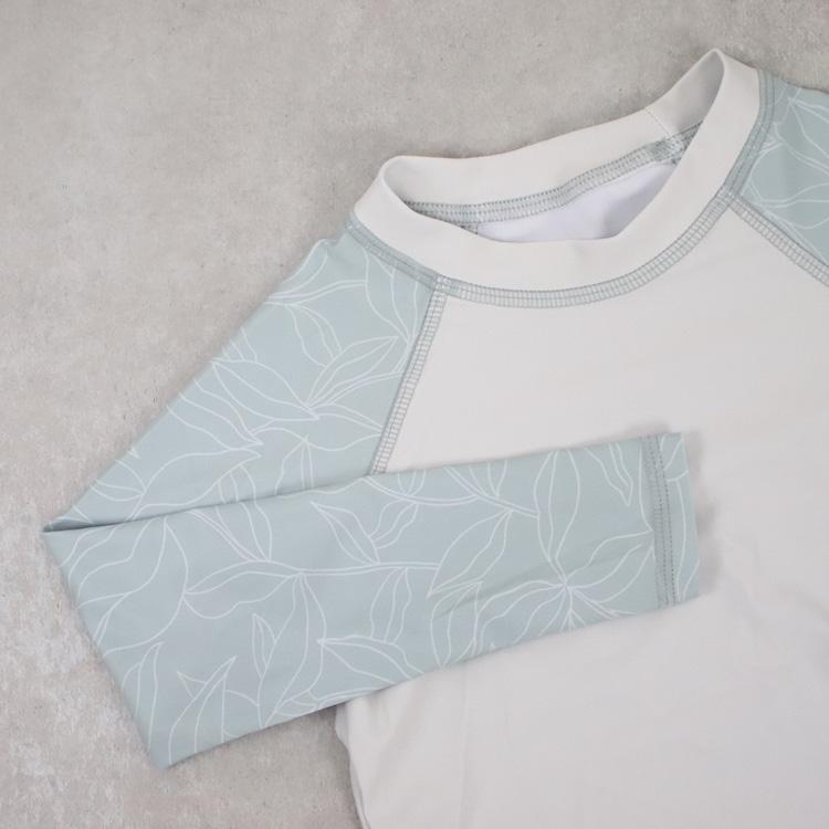 水着 男の子 夏 キッズ ベビー 子供 ベビー水着 長袖 ジュニア セットアップ 上下セット 帽子付き 子供用 水遊び プール 海 おしゃれ かわいい 韓国 90 100 110 |  | 03