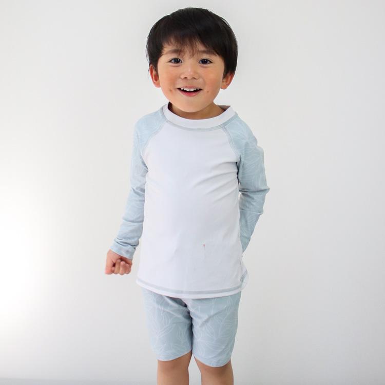 水着 男の子 夏 キッズ ベビー 子供 ベビー水着 長袖 ジュニア セットアップ 上下セット 帽子付き 子供用 水遊び プール 海 おしゃれ かわいい 韓国 90 100 110 |  | 09