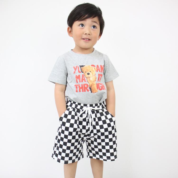 Tシャツ キッズ ベビー服 子ども服 服 ベビー 子ども カットソー シャツ トップス 女の子 男の子 半袖 秋 春 夏 かわいい クマ 韓国 韓国ベビー服 コットン 綿 |  | 17
