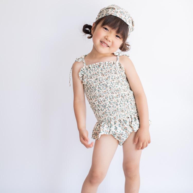 水着 女の子 フリル 夏 ワンピース オールインワン ベビー キッズ 子ども ベビー水着 ビキニ 花柄 子供用 こども 女子 キャップ 帽子 水遊び プール 海 |  | 11