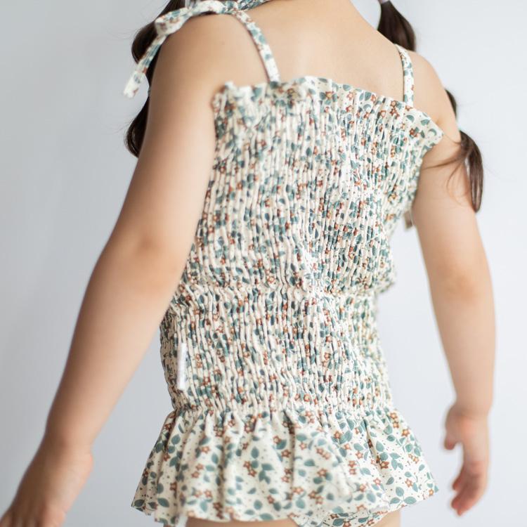 水着 女の子 フリル 夏 ワンピース オールインワン ベビー キッズ 子ども ベビー水着 ビキニ 花柄 子供用 こども 女子 キャップ 帽子 水遊び プール 海 |  | 14