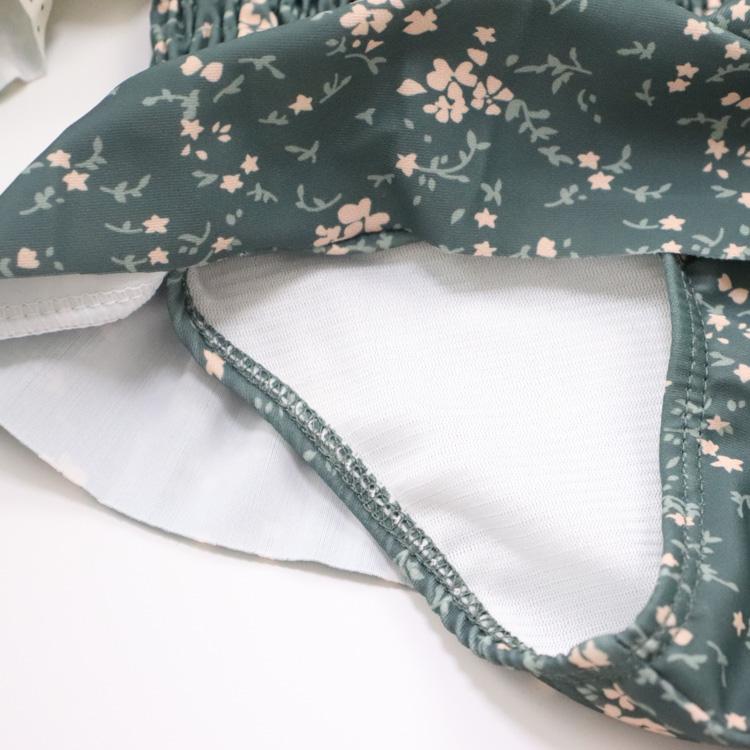 水着 女の子 フリル 夏 ワンピース オールインワン ベビー キッズ 子ども ベビー水着 ビキニ 花柄 子供用 こども 女子 キャップ 帽子 水遊び プール 海 |  | 04