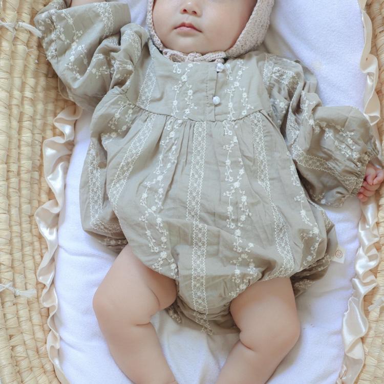 ロンパース 女の子 ベビー服 子供服 子ども服 服 ベビー 子ども 子供 新生児 赤ちゃん 春 夏 秋 冬 長袖 おしゃれ 刺繍 出産祝い 韓国 70 80 |  | 11