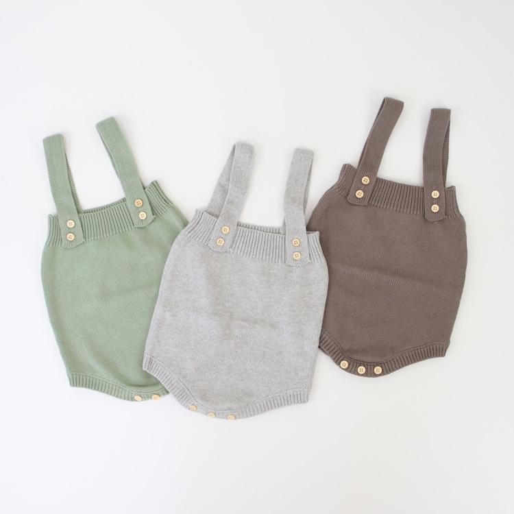 ニットロンパース ロンパース ニットサロペット サロペット ベビー服 子供服 子ども服 服 オーバーオール サスペンダー ベビー 子ども 男の子 女の子 70 80 90 |  | 01