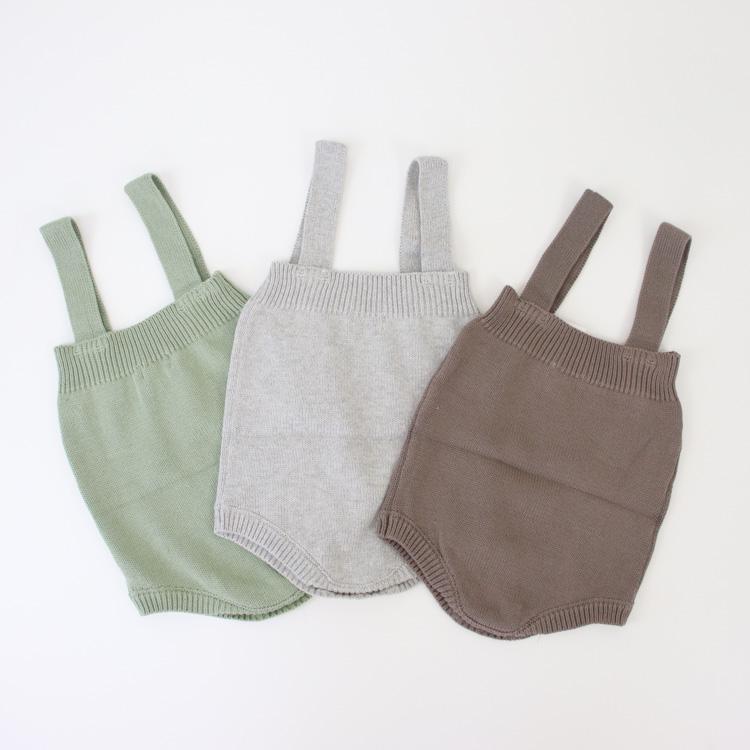 ニットロンパース ロンパース ニットサロペット サロペット ベビー服 子供服 子ども服 服 オーバーオール サスペンダー ベビー 子ども 男の子 女の子 70 80 90 |  | 02