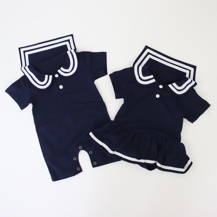 兄弟コーデ 兄弟リンク ロンパース ワンピース ドレス ベビー 赤ちゃん ベビー服 子供服 子ども服 服 子ども 子供 兄弟 お揃い 男の子 女の子 半袖 夏 70 80 90 |  | 01