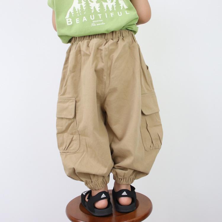 カーゴパンツ ベビー服 子供服 子ども服 服 ベビー 子ども 子供 キッズ パンツ ロングパンツ 長ズボン 長パンツ ボトムス ズボン 10分丈 90 100 110 120 130 |  | 12