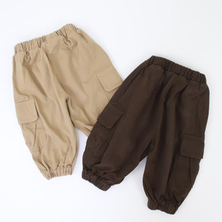 カーゴパンツ ベビー服 子供服 子ども服 服 ベビー 子ども 子供 キッズ パンツ ロングパンツ 長ズボン 長パンツ ボトムス ズボン 10分丈 90 100 110 120 130 |  | 02