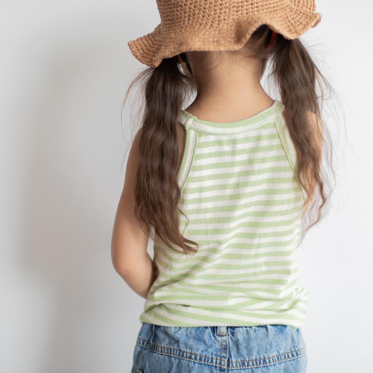 タンクトップ キャミソール キッズ ベビー服 子供服 子ども服 服 ベビー 子ども 子供 トップス 女の子 ノースリーブ 夏 ボーダー おしゃれ 韓国 |  | 10