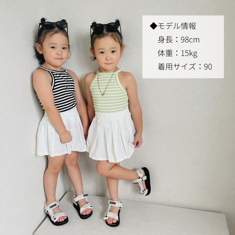タンクトップ キャミソール キッズ ベビー服 子供服 子ども服 服 ベビー 子ども 子供 トップス 女の子 ノースリーブ 夏 ボーダー おしゃれ 韓国 |  | 13