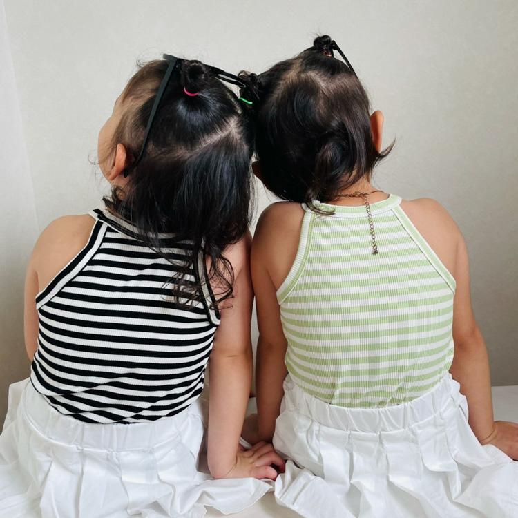 タンクトップ キャミソール キッズ ベビー服 子供服 子ども服 服 ベビー 子ども 子供 トップス 女の子 ノースリーブ 夏 ボーダー おしゃれ 韓国 |  | 15