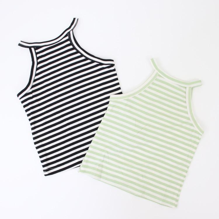 タンクトップ キャミソール キッズ ベビー服 子供服 子ども服 服 ベビー 子ども 子供 トップス 女の子 ノースリーブ 夏 ボーダー おしゃれ 韓国 |  | 01