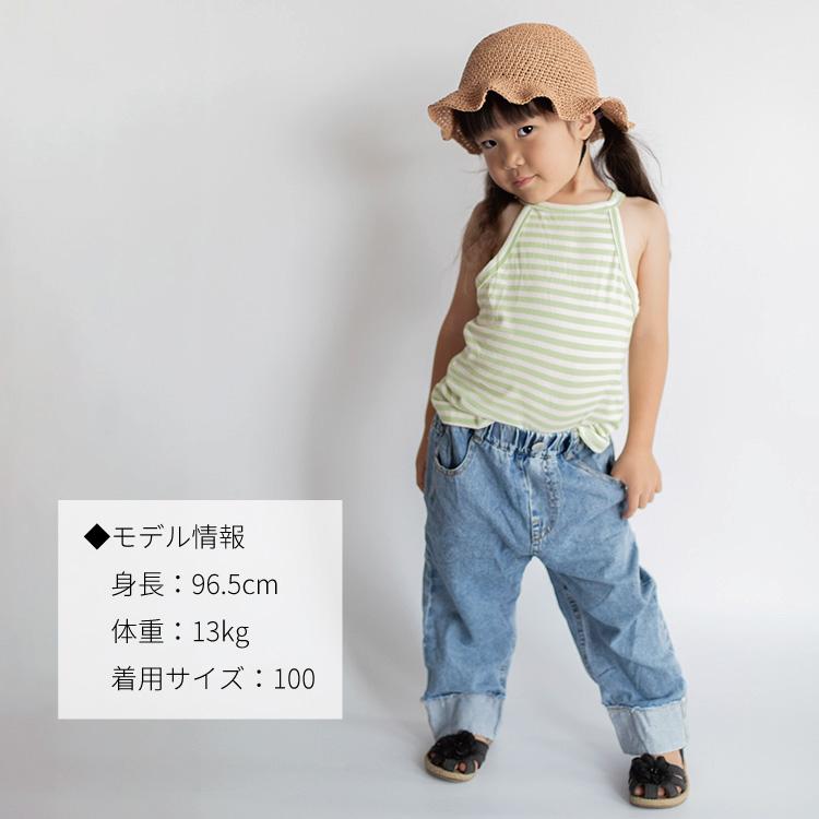 タンクトップ キャミソール キッズ ベビー服 子供服 子ども服 服 ベビー 子ども 子供 トップス 女の子 ノースリーブ 夏 ボーダー おしゃれ 韓国 |  | 08