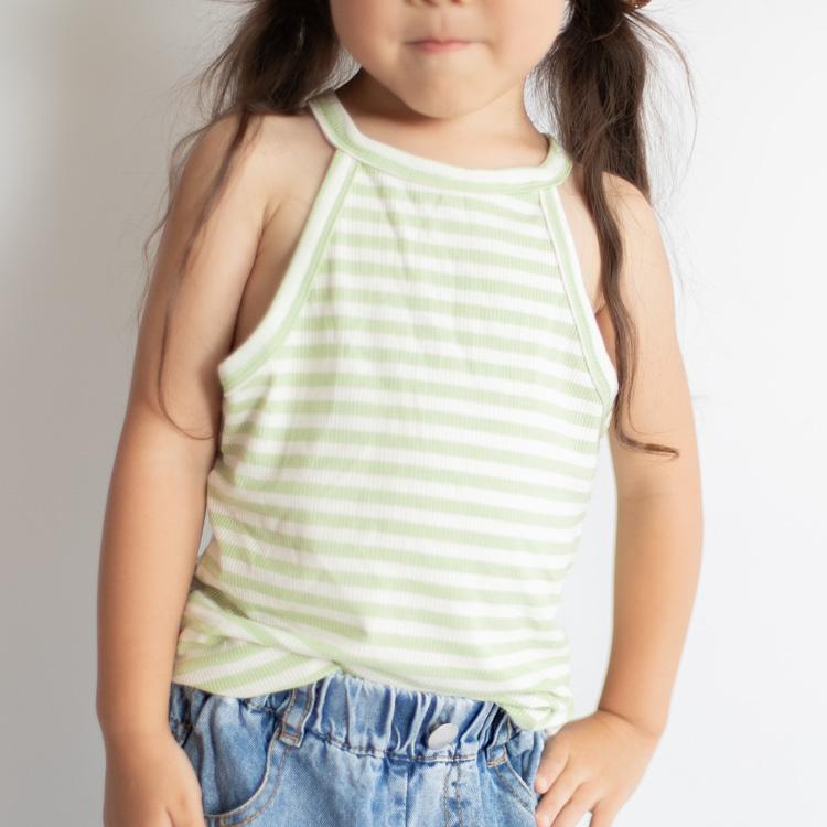 タンクトップ キャミソール キッズ ベビー服 子供服 子ども服 服 ベビー 子ども 子供 トップス 女の子 ノースリーブ 夏 ボーダー おしゃれ 韓国 |  | 09