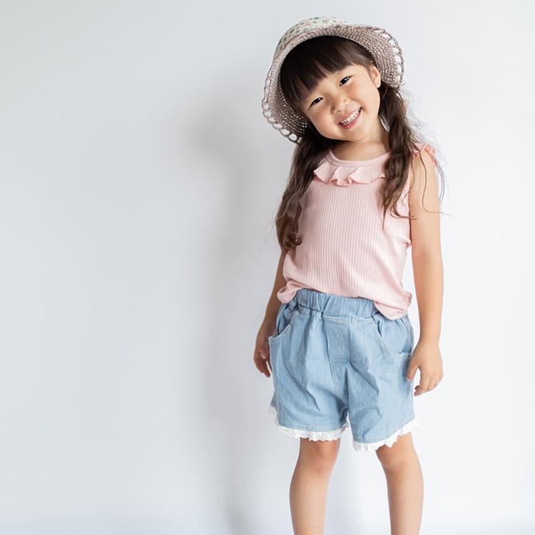 タンクトップ キャミソール キッズ ベビー服 子供服 子ども服 服 ベビー 子ども 子供 トップス 女の子 ノースリーブ 夏 おしゃれ メロー加工 |  | 12